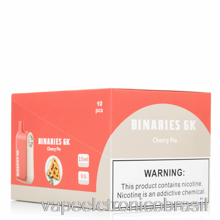 Vape Recarregável [pacote De 10] Binários Horizonte 6k 6000 Descartáveis